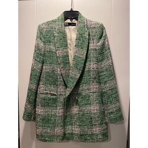 PLAID FROCK COAT